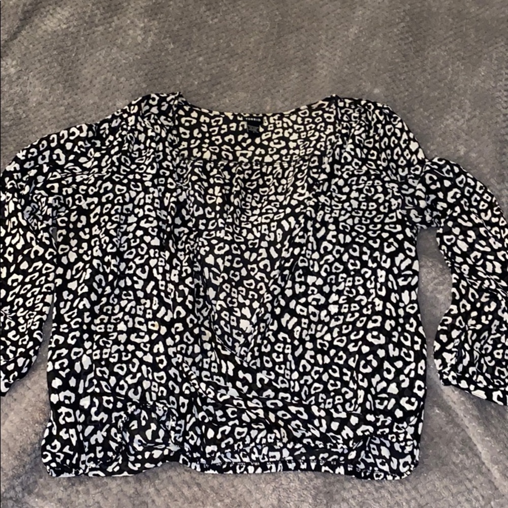 Cheetah Drape Blouse by Torrid